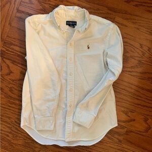 Ralph Lauren Boys 12 white button down